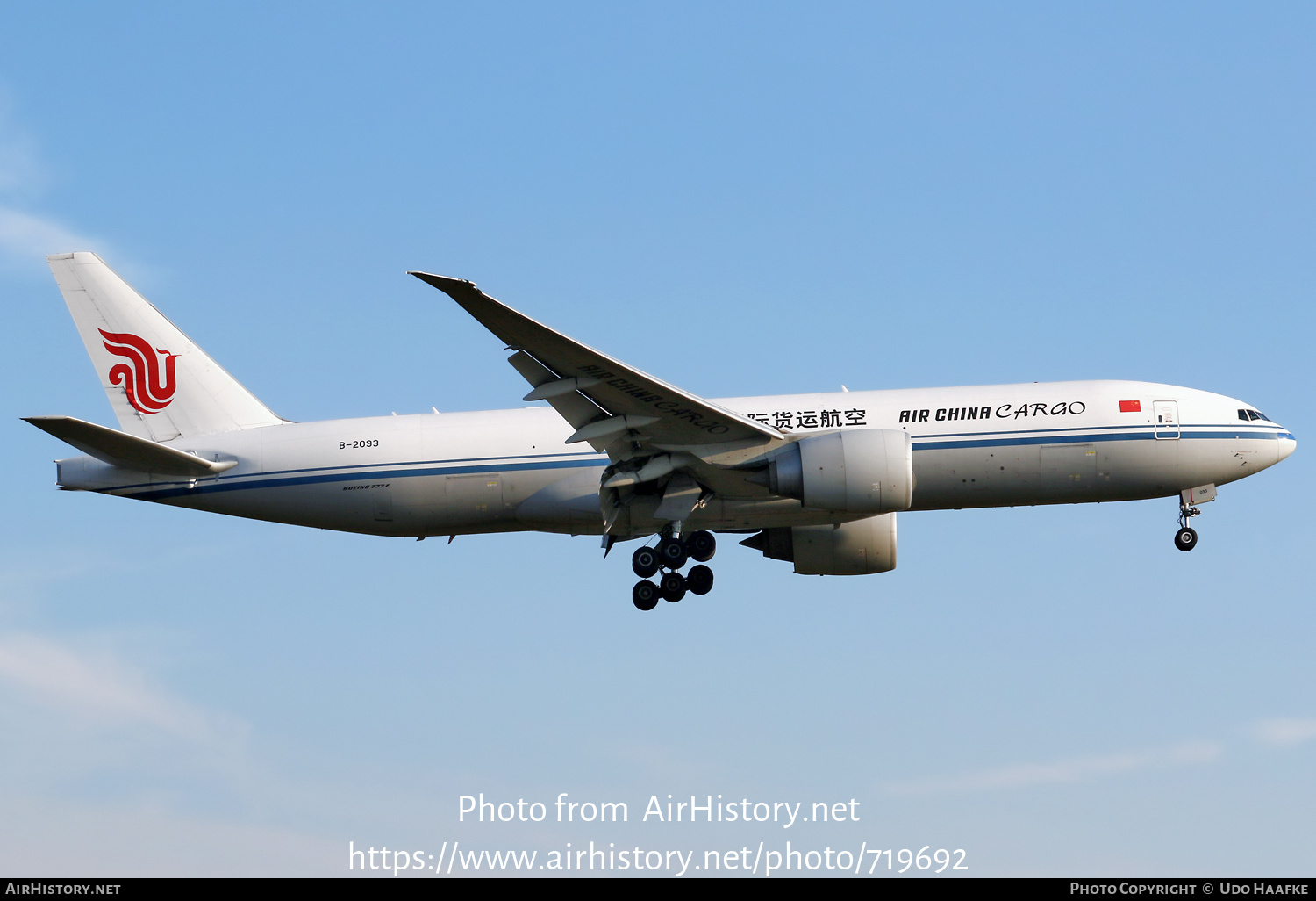 Aircraft Photo of B-2093 | Boeing 777-FFT | Air China Cargo | AirHistory.net #719692