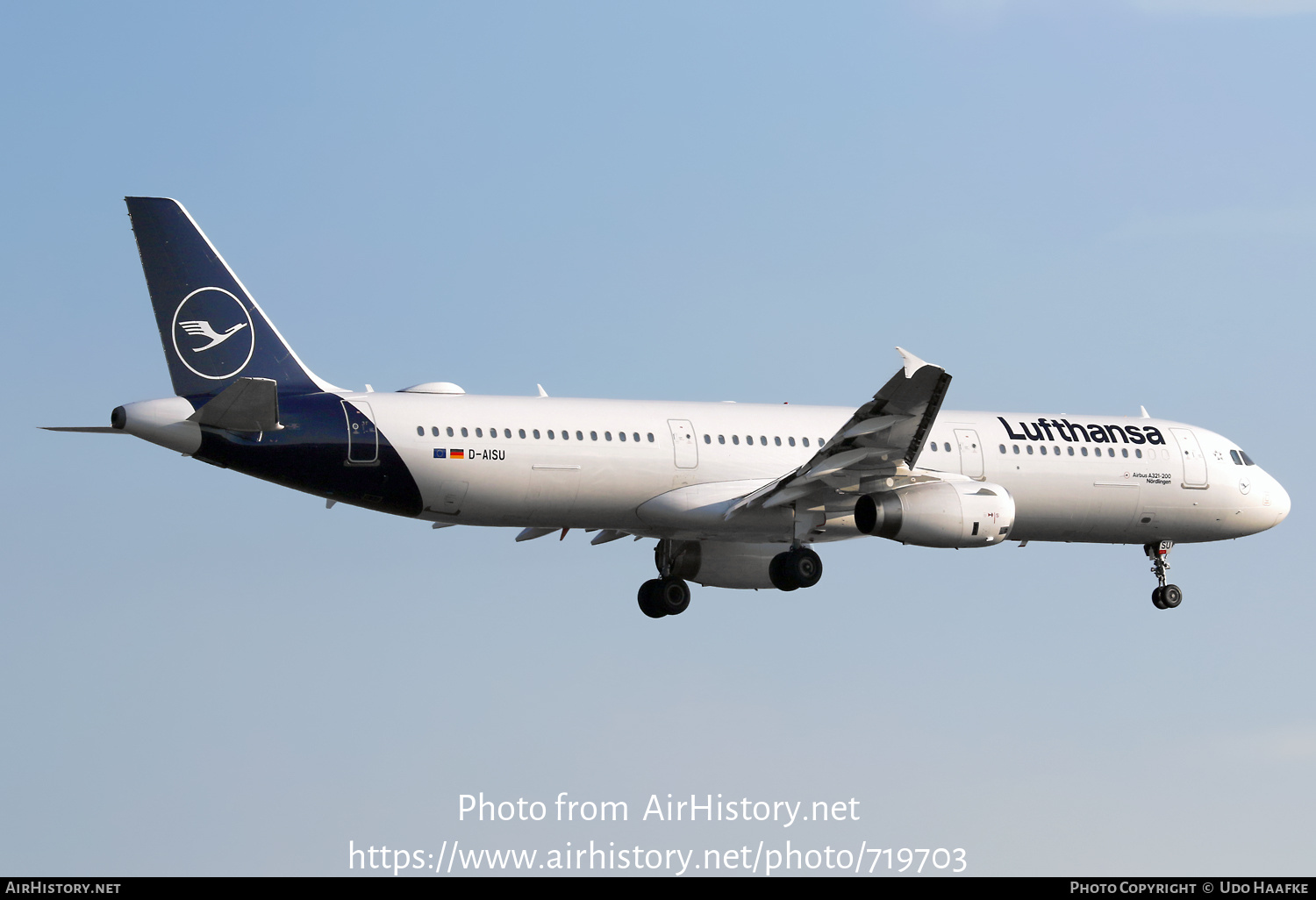 Aircraft Photo of D-AISU | Airbus A321-231 | Lufthansa | AirHistory.net #719703