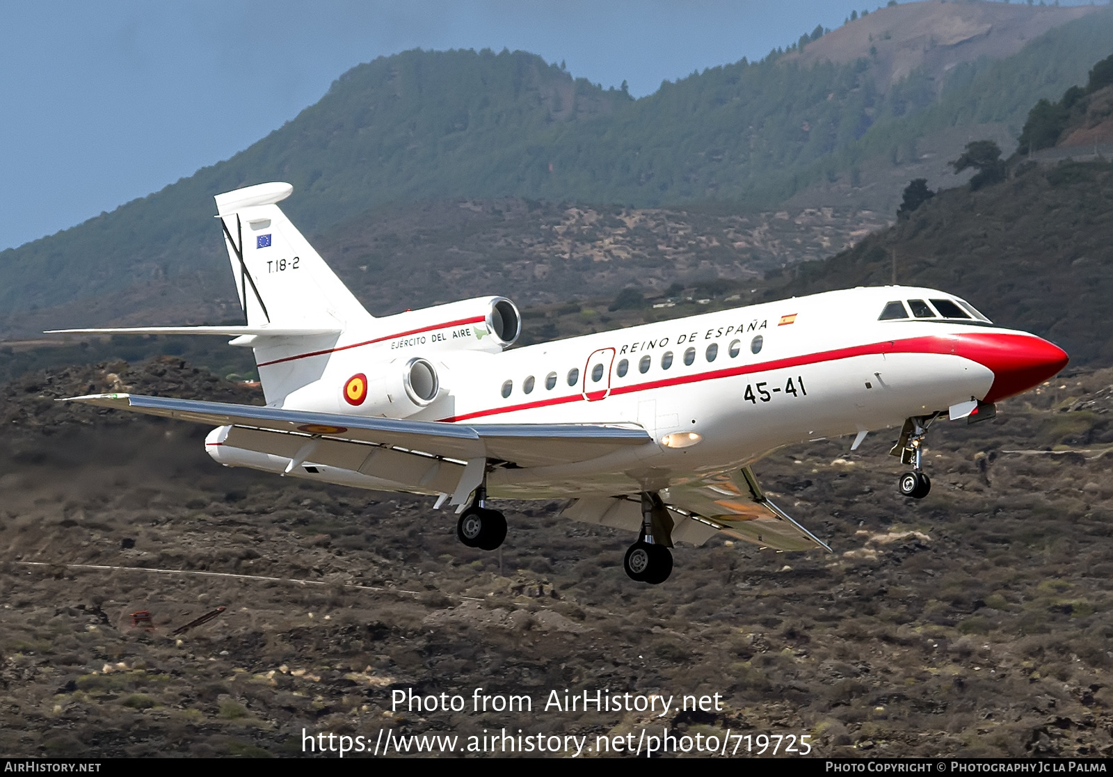 Aircraft Photo of T18-2 | Dassault Falcon 900B | Spain - Air Force | AirHistory.net #719725