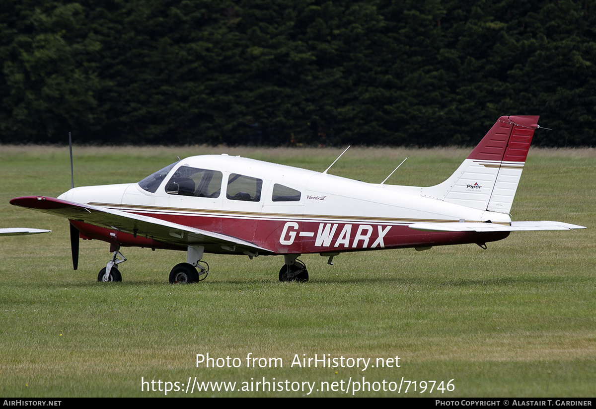 Aircraft Photo of G-WARX | Piper PA-28-161 Warrior III | AirHistory.net #719746