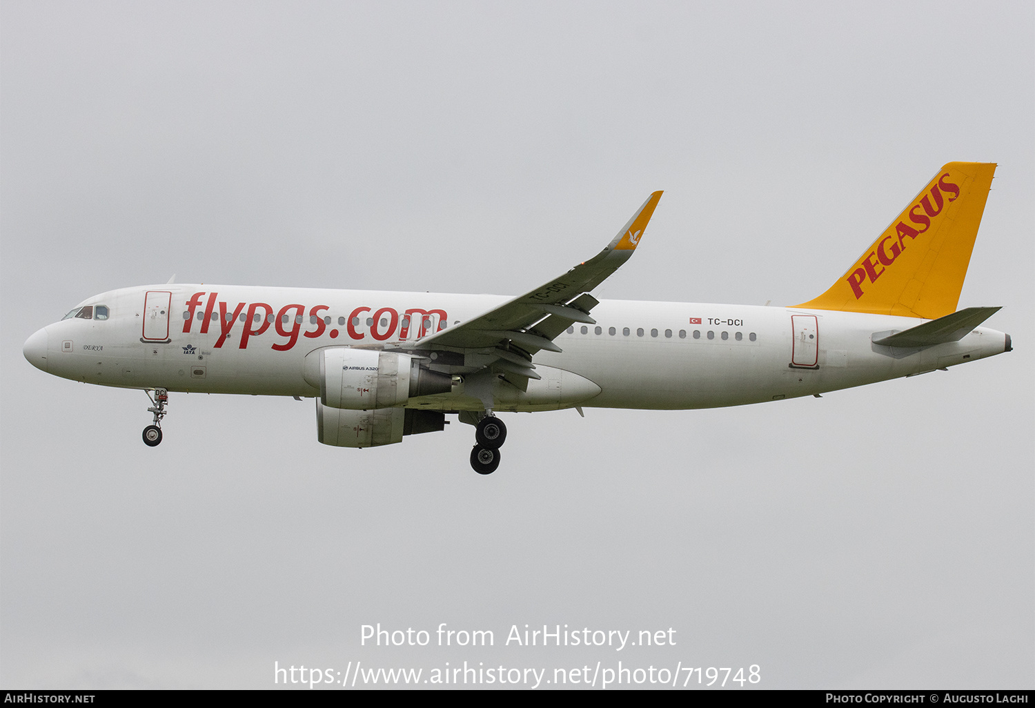 Aircraft Photo of TC-DCI | Airbus A320-216 | Pegasus Airlines | AirHistory.net #719748