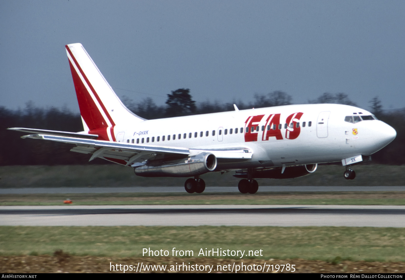 Aircraft Photo of F-GHXK | Boeing 737-2A1/Adv | EAS - Europe Aero Service | AirHistory.net #719785