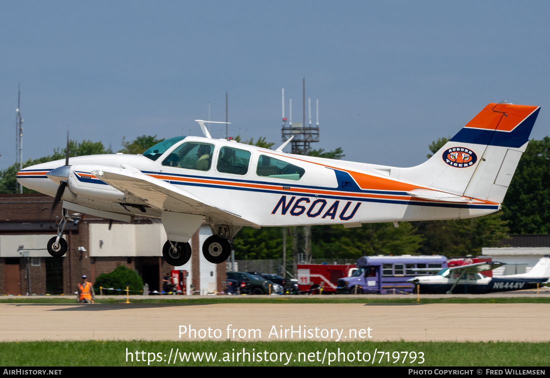 Aircraft Photo of N60AU | Beech E55 Baron | AirHistory.net #719793