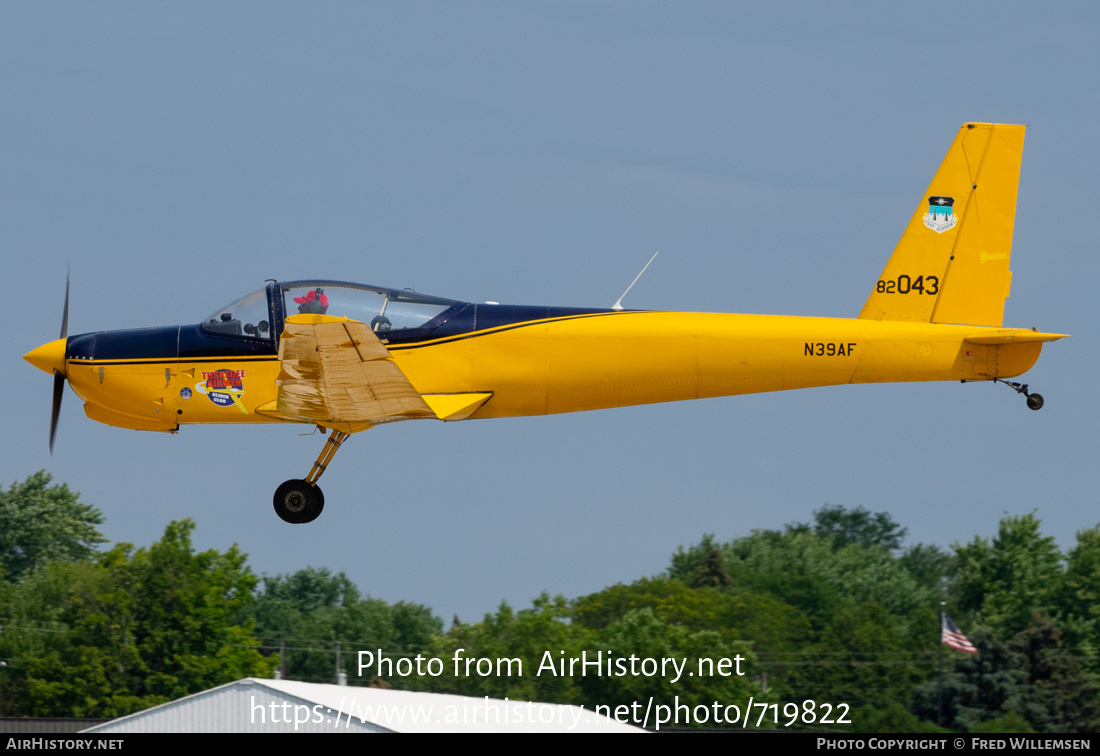 Aircraft Photo of N39AF / 82-043 | Schweizer TG-7A (SGM 2-37) | Tuskegee Airmen Glider Club | USA - Air Force | AirHistory.net #719822