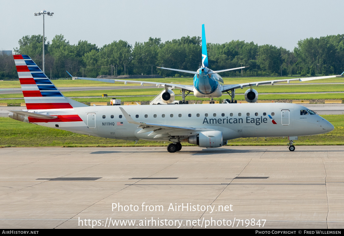 Aircraft Photo of N111HQ | Embraer 175LR (ERJ-170-200LR) | American Eagle | AirHistory.net #719847