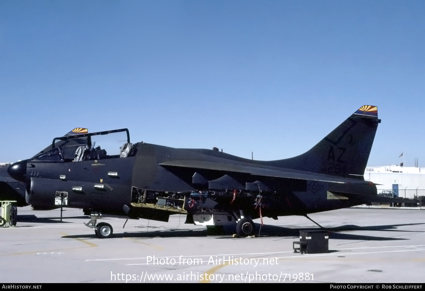 Aircraft Photo of 80-0284 | Vought A-7K Corsair II | USA - Air Force | AirHistory.net #719881