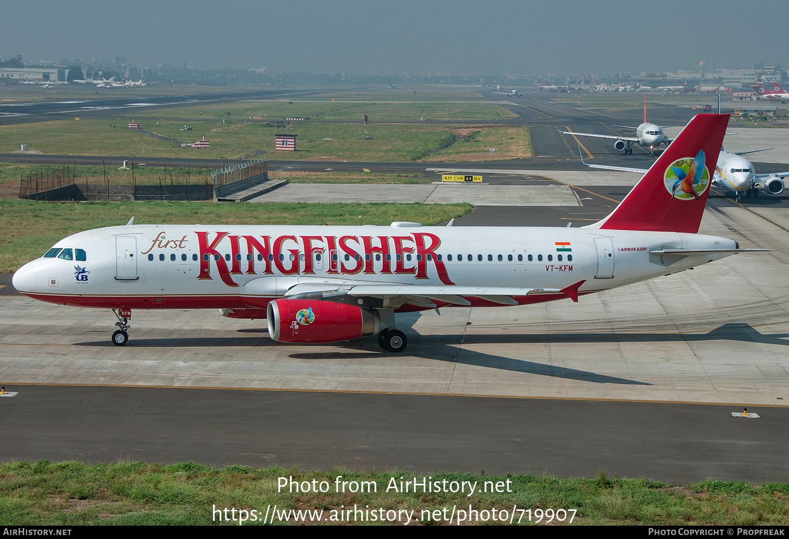 Aircraft Photo of VT-KFM | Airbus A320-232 | Kingfisher Airlines | AirHistory.net #719907