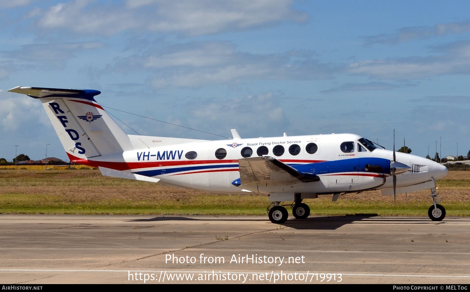 Aircraft Photo of VH-MWV | Raytheon B200 King Air | Royal Flying Doctor Service - RFDS | AirHistory.net #719913