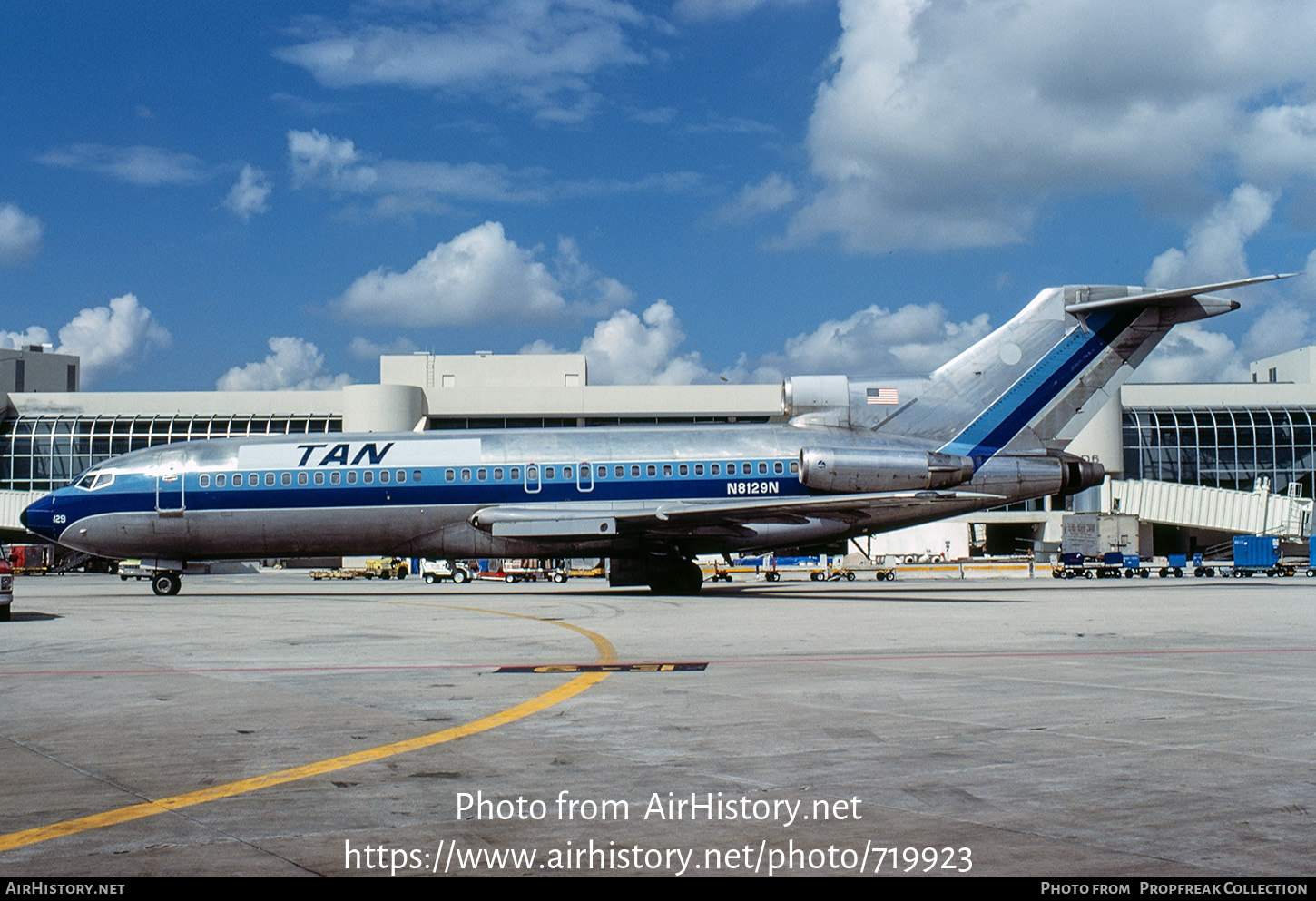 Aircraft Photo of N8129N | Boeing 727-25 | TAN - Transportes Aereos Nacionales | AirHistory.net #719923