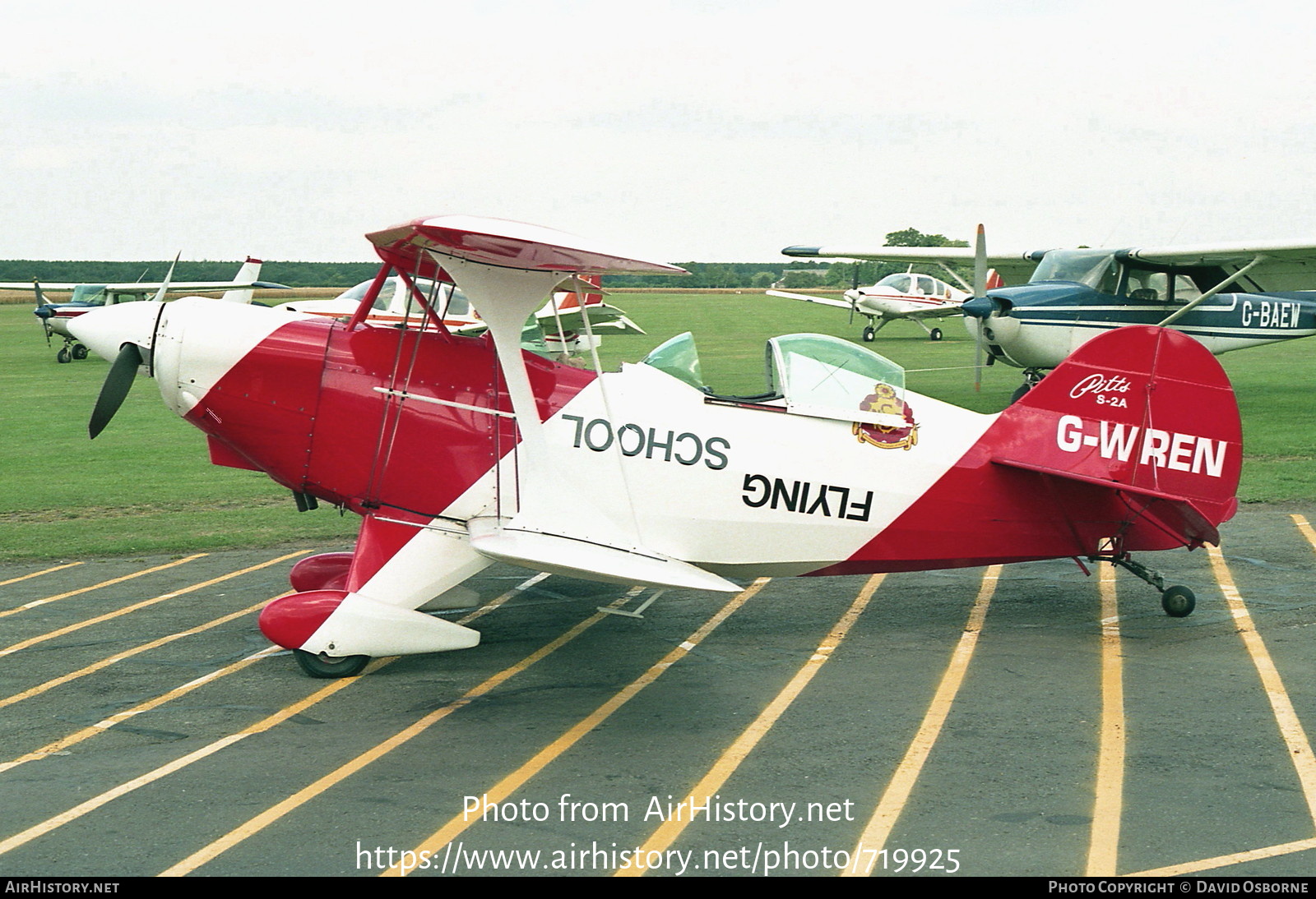 Aircraft Photo of G-WREN | Aerotek Pitts S-2A Special | Northamptonshire School of Flying | AirHistory.net #719925