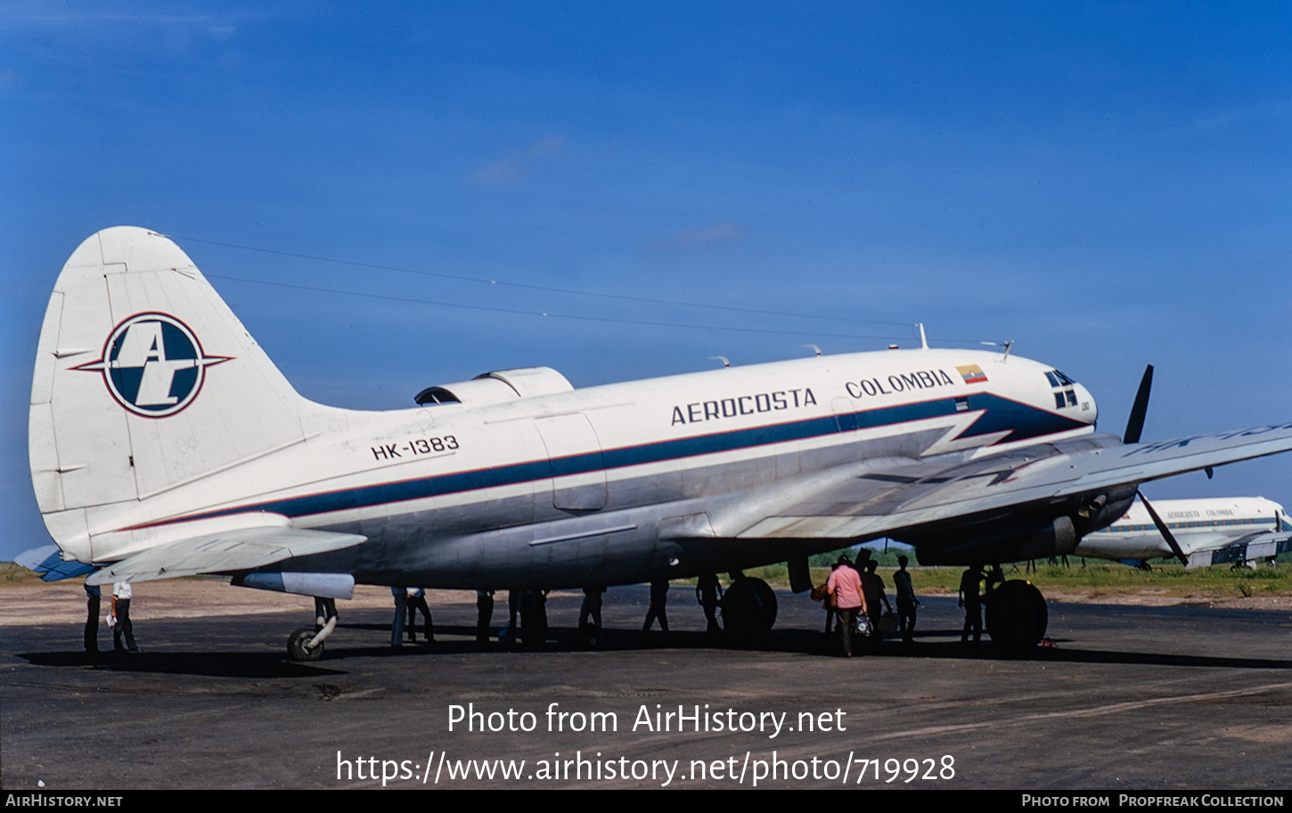 Aircraft Photo of HK-1383 | Curtiss C-46F Commando | Aerocosta Colombia | AirHistory.net #719928