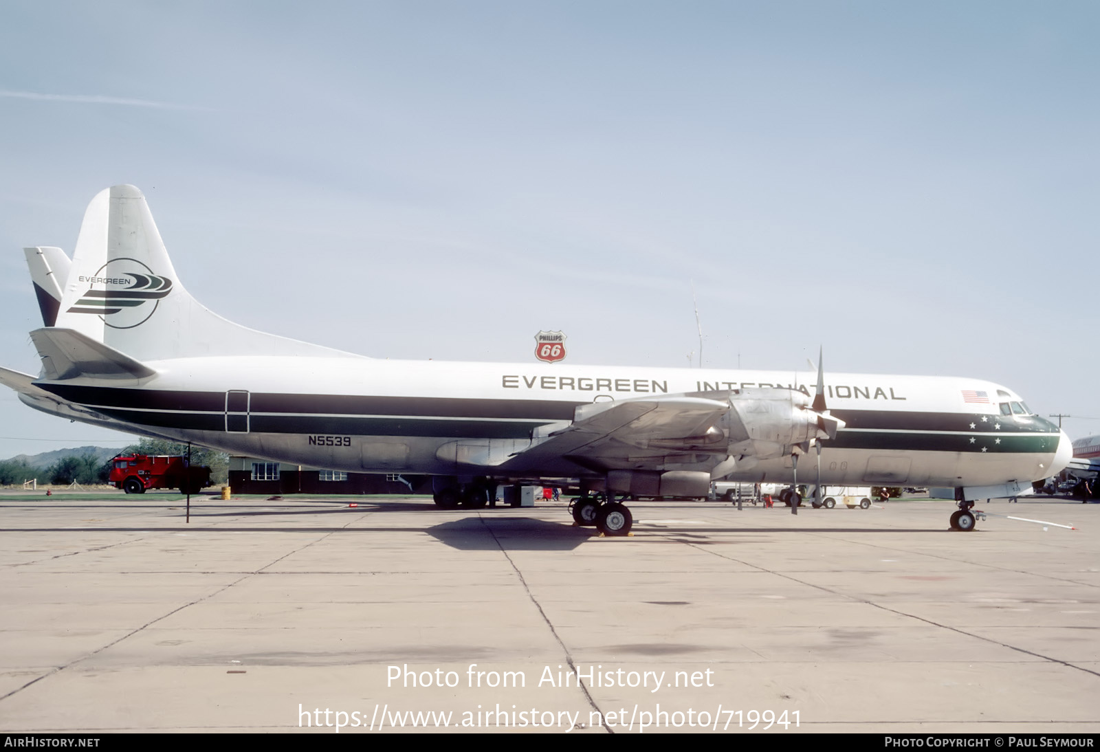 Aircraft Photo of N5539 | Lockheed L-188C(F) Electra | Evergreen International Airlines | AirHistory.net #719941