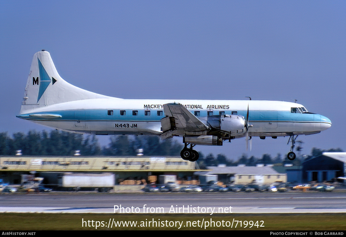 Aircraft Photo of N443JM | Convair 440-86 Metropolitan | Mackey International Airlines | AirHistory.net #719942