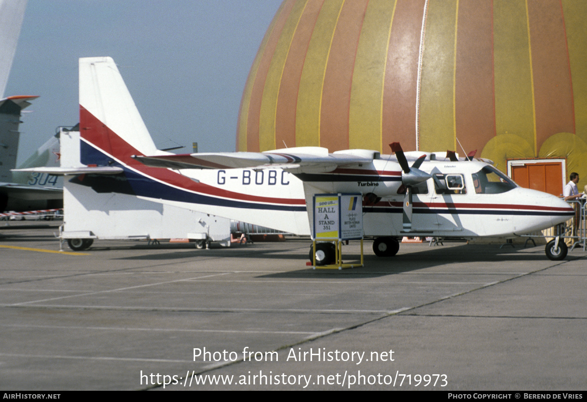 Aircraft Photo of G-BOBC | Pilatus Britten-Norman BN-2T Islander | AirHistory.net #719973