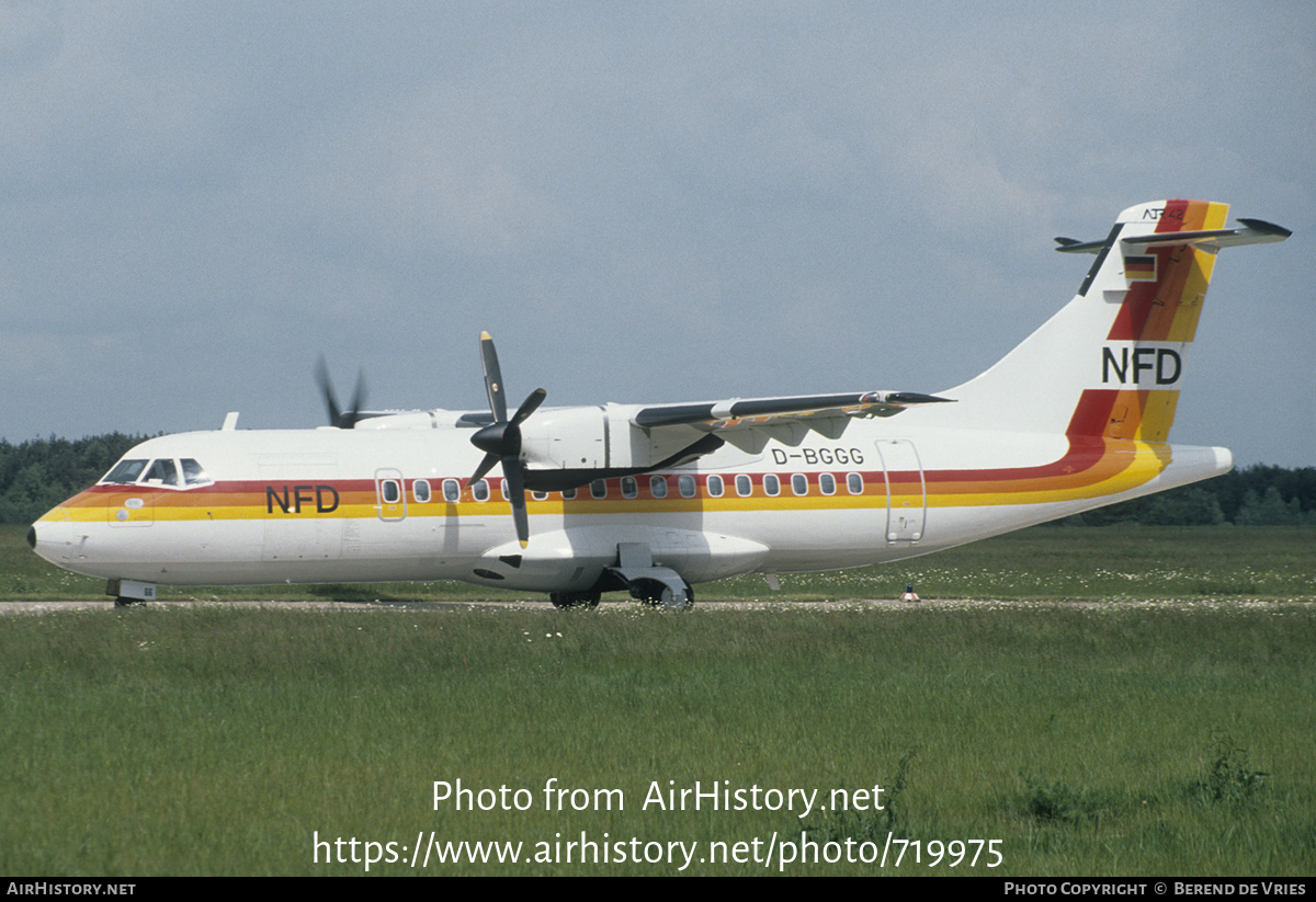 Aircraft Photo of D-BGGG | ATR ATR-42-300 | NFD - Nürnberger Flugdienst | AirHistory.net #719975