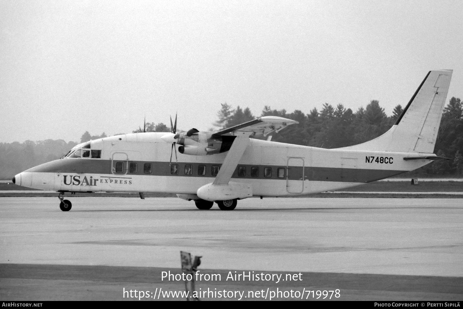 Aircraft Photo of N748CC | Short 360-300 | USAir Express | AirHistory.net #719978