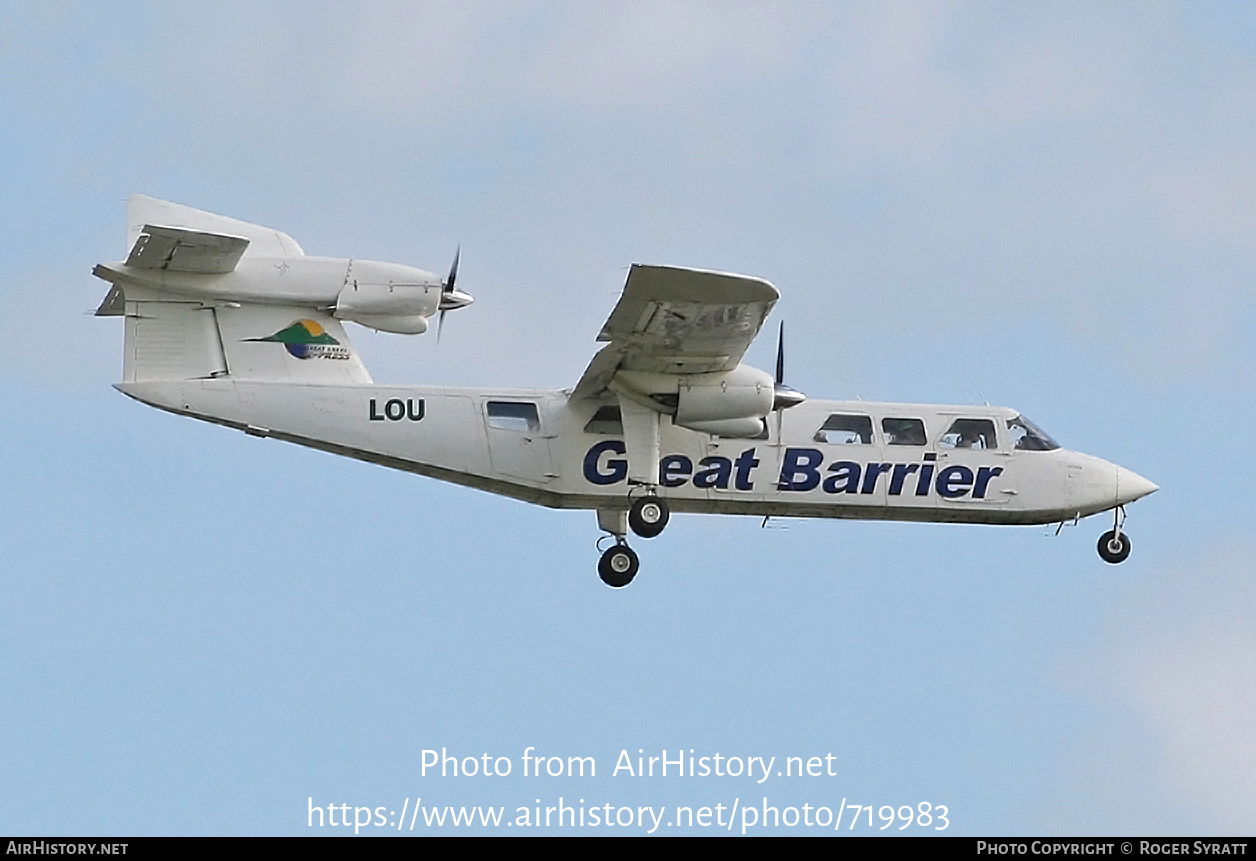 Aircraft Photo of ZK-LOU | Britten-Norman BN-2A Mk.3-1 Trislander | Great Barrier Airlines - GBA | AirHistory.net #719983