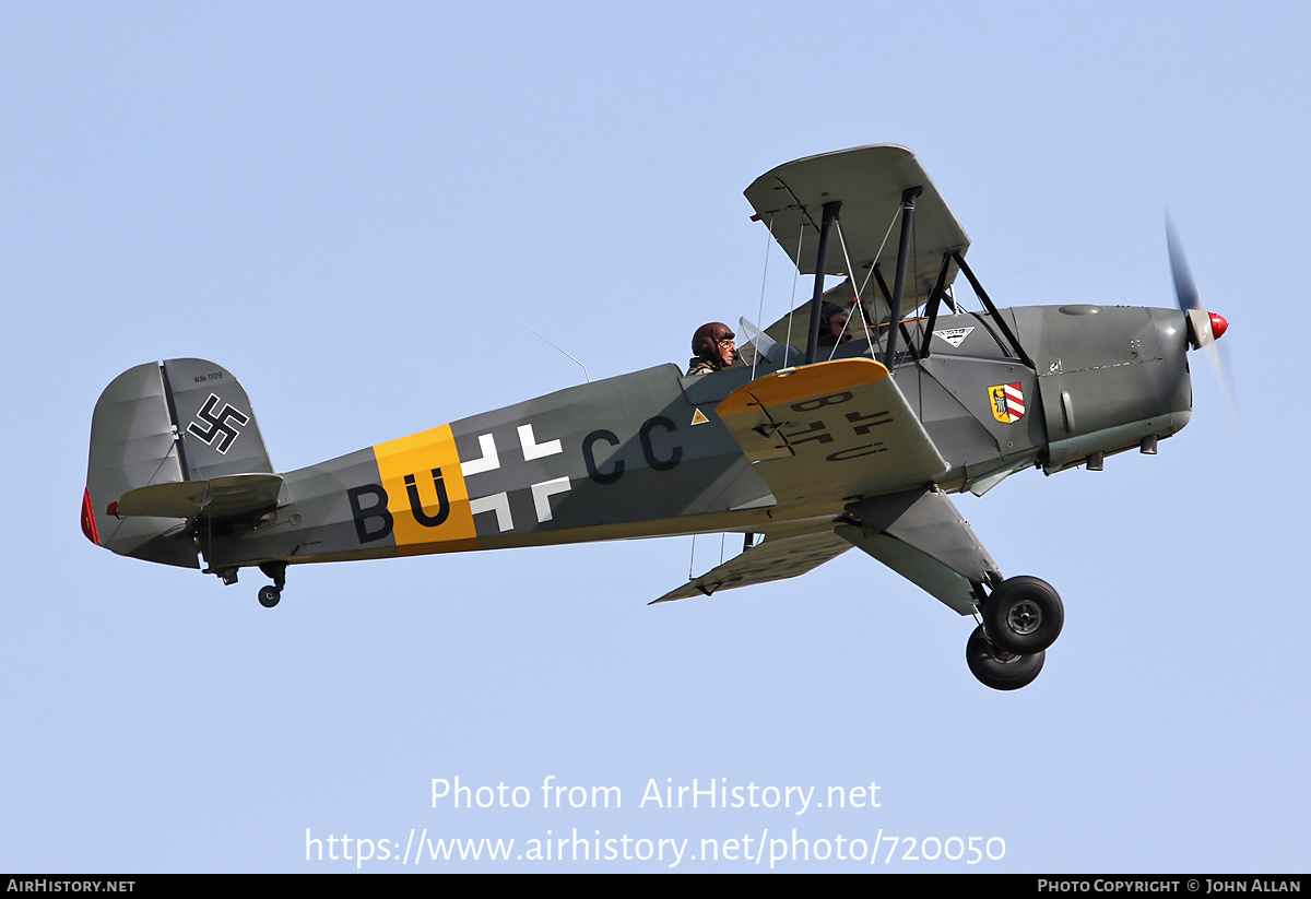 Aircraft Photo of G-BUCC | CASA 1.131E Jungmann | Germany - Air Force | AirHistory.net #720050