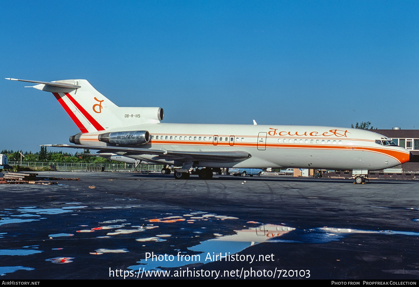 Aircraft Photo of OB-R-1115 | Boeing 727-51C | Faucett | AirHistory.net #720103