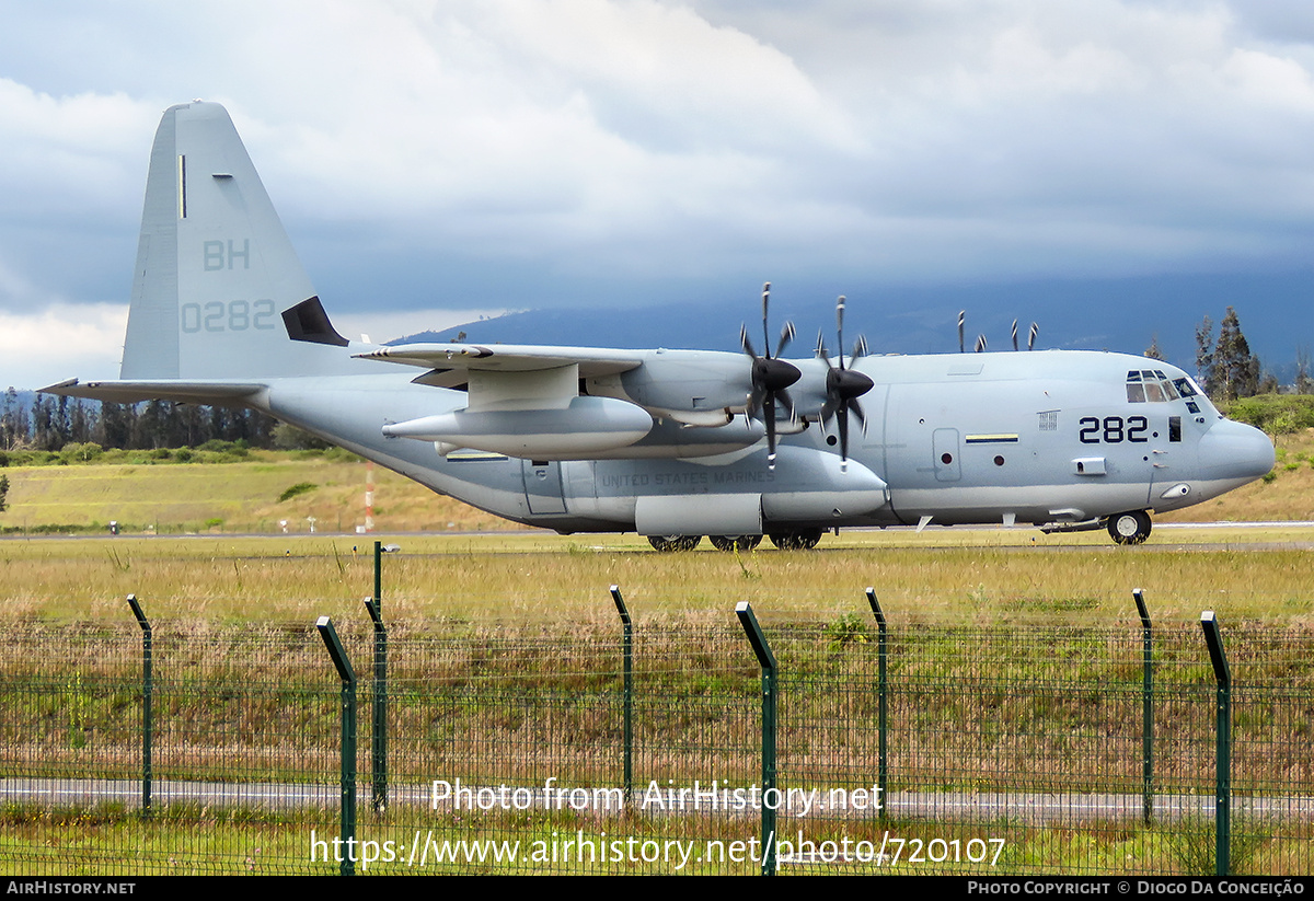 Aircraft Photo of 170282 / BH 0282 | Lockheed Martin KC-130J Hercules | USA - Marines | AirHistory.net #720107