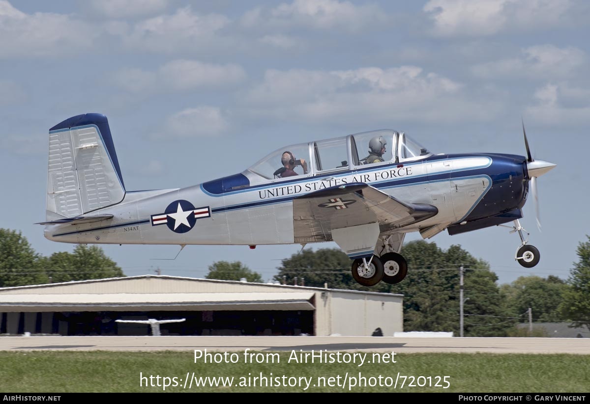 Aircraft Photo of N34AT | Beech T-34A Mentor | USA - Air Force | AirHistory.net #720125