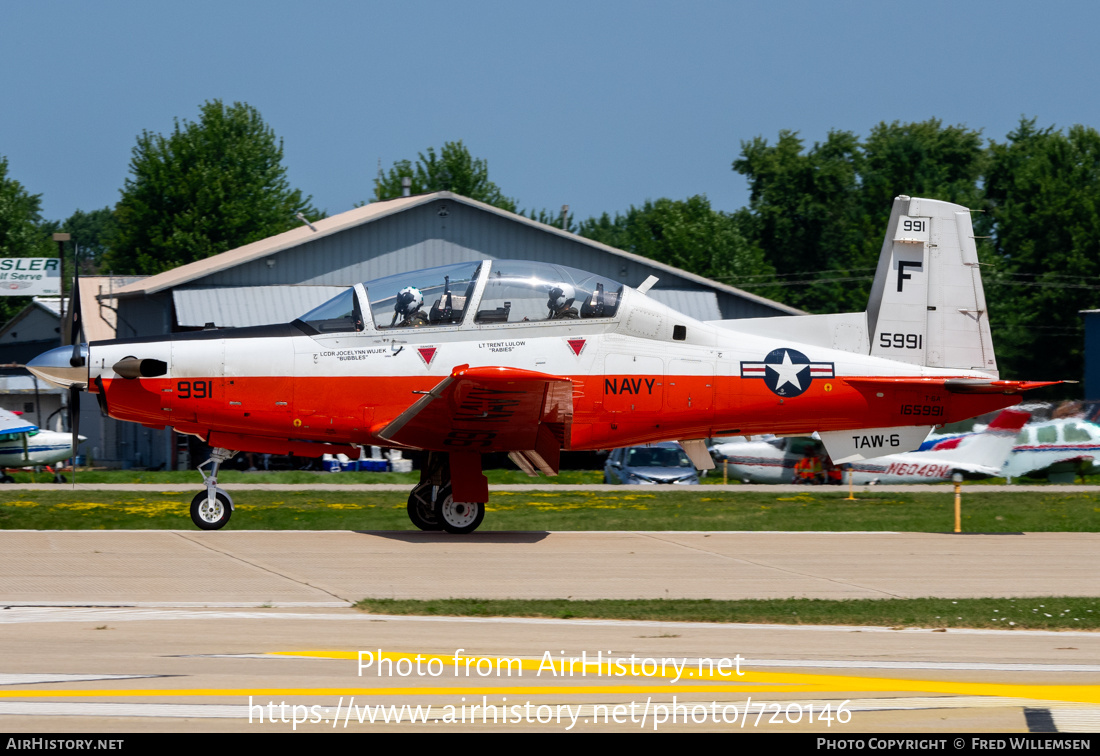 Aircraft Photo of 165991 | Raytheon T-6A Texan II | USA - Navy | AirHistory.net #720146