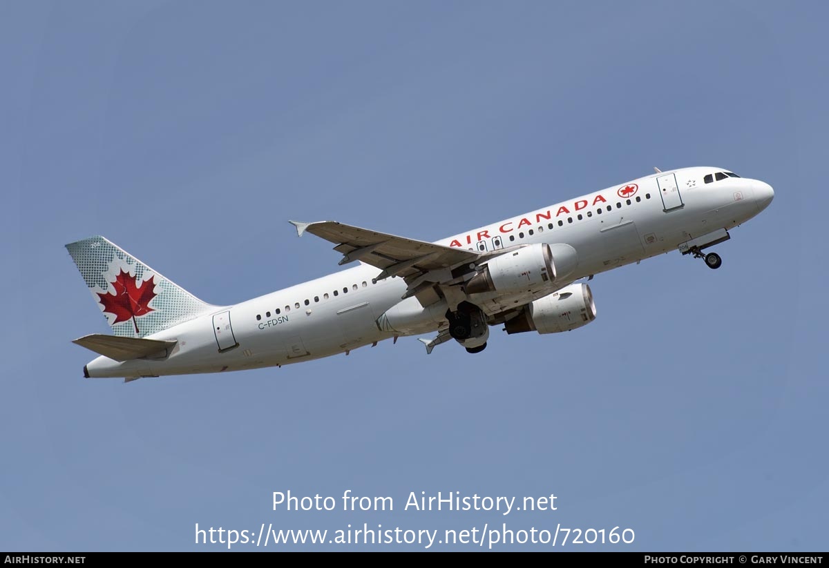 Aircraft Photo of C-FDSN | Airbus A320-211 | Air Canada | AirHistory.net #720160