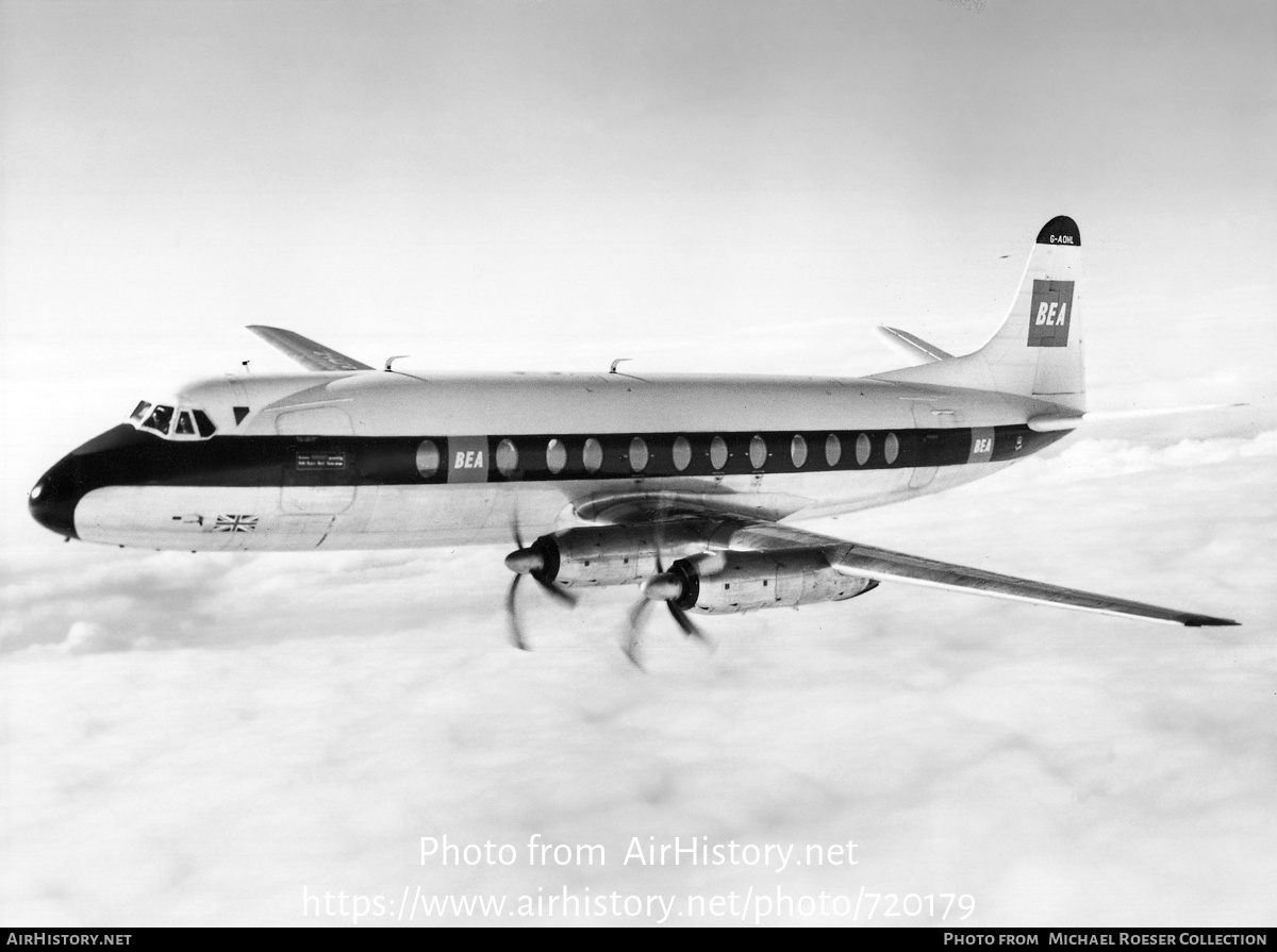 Aircraft Photo of G-AOHL | Vickers 802 Viscount | BEA - British European Airways | AirHistory.net #720179