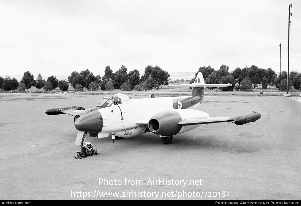 Aircraft Photo of RA438 | Gloster Meteor U15 | Australia - Air Force | AirHistory.net #720184