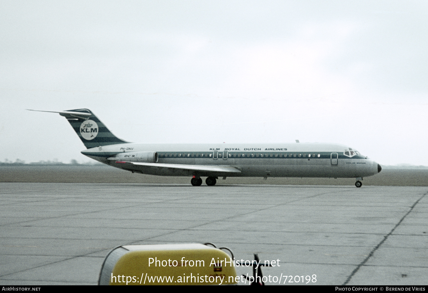 Aircraft Photo of PH-DNV | McDonnell Douglas DC-9-32 | KLM - Royal Dutch Airlines | AirHistory.net #720198