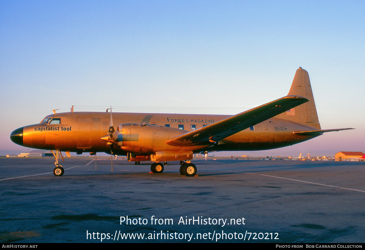 Aircraft Photo of N60FM | Convair 580 | Forbes Magazine | AirHistory.net #720212