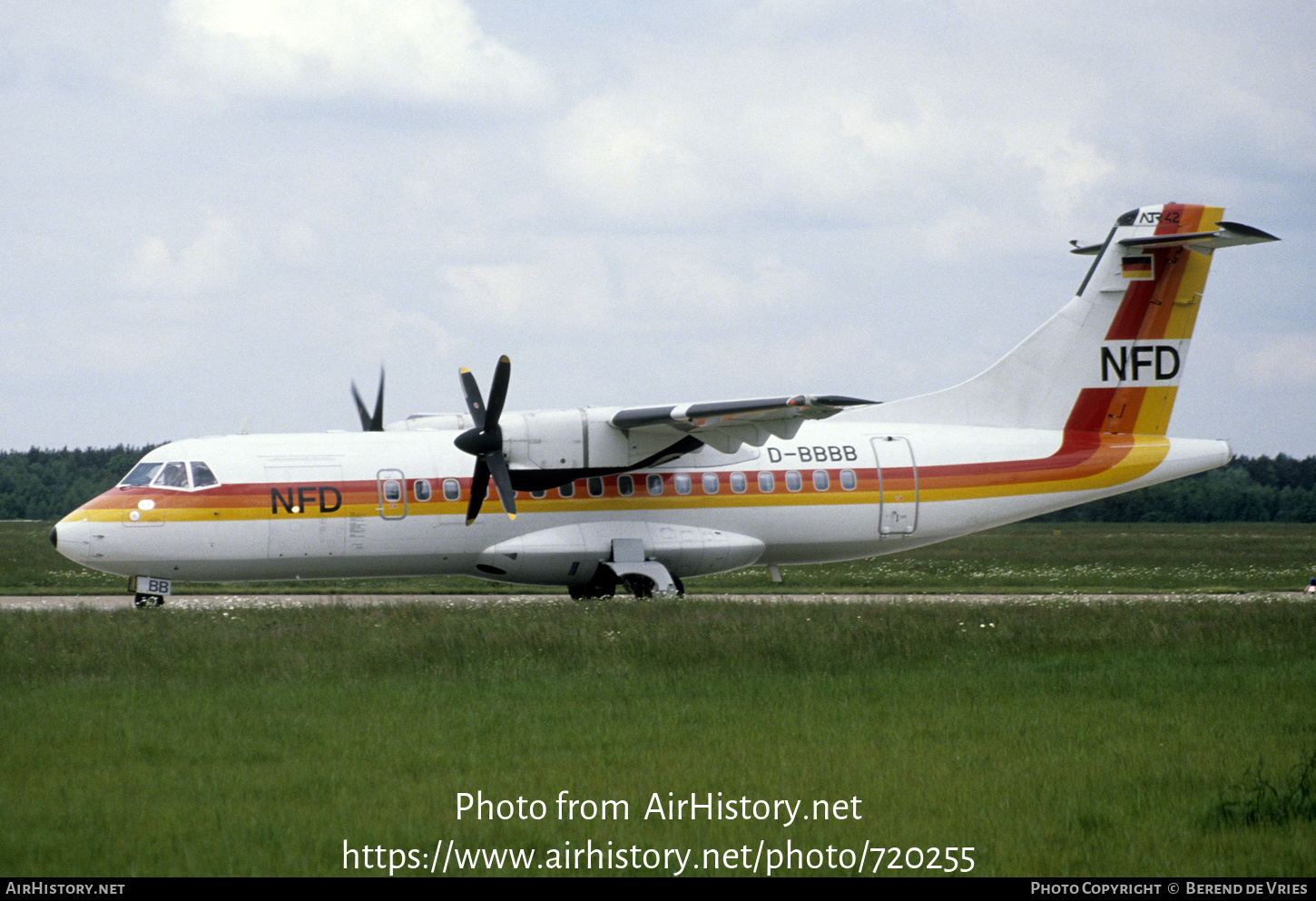 Aircraft Photo of D-BBBB | ATR ATR-42-300 | NFD - Nürnberger Flugdienst | AirHistory.net #720255