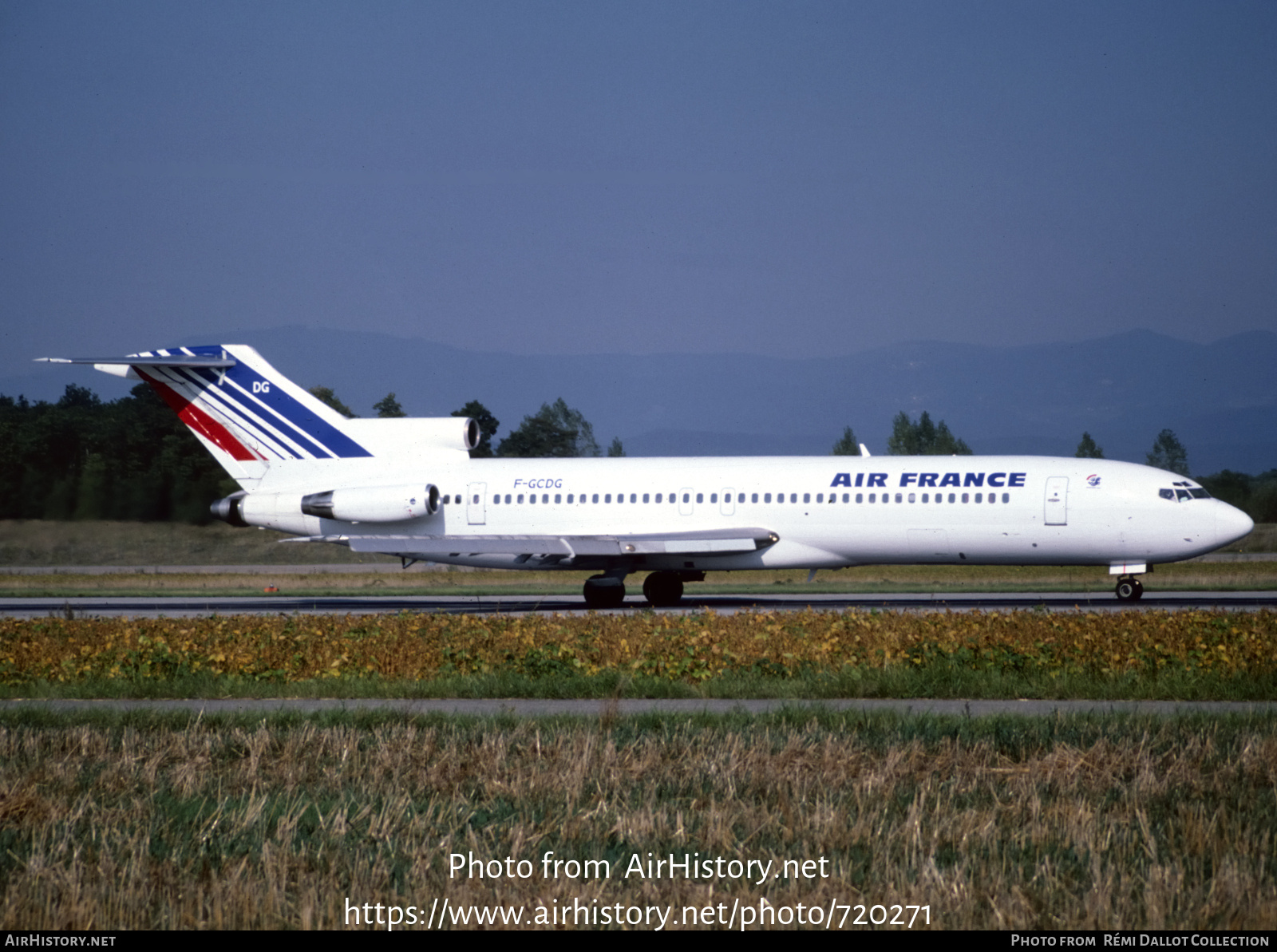 Aircraft Photo of F-GCDG | Boeing 727-228/Adv | Air France | AirHistory.net #720271