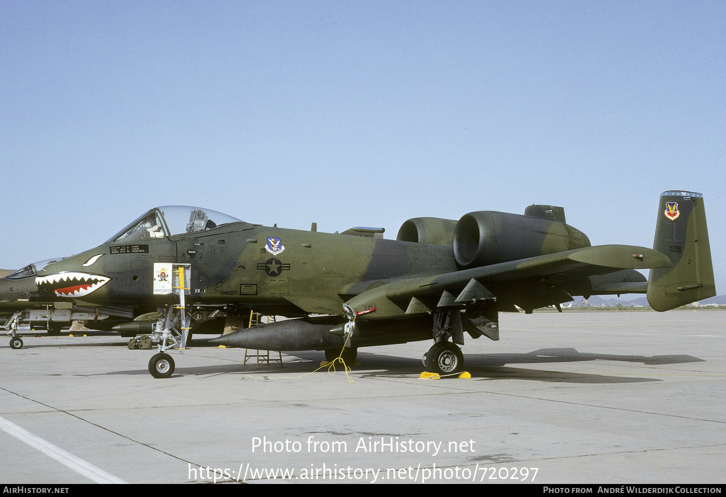 Aircraft Photo of 79-0191 / AF79-191 | Fairchild A-10A Thunderbolt II | USA - Air Force | AirHistory.net #720297