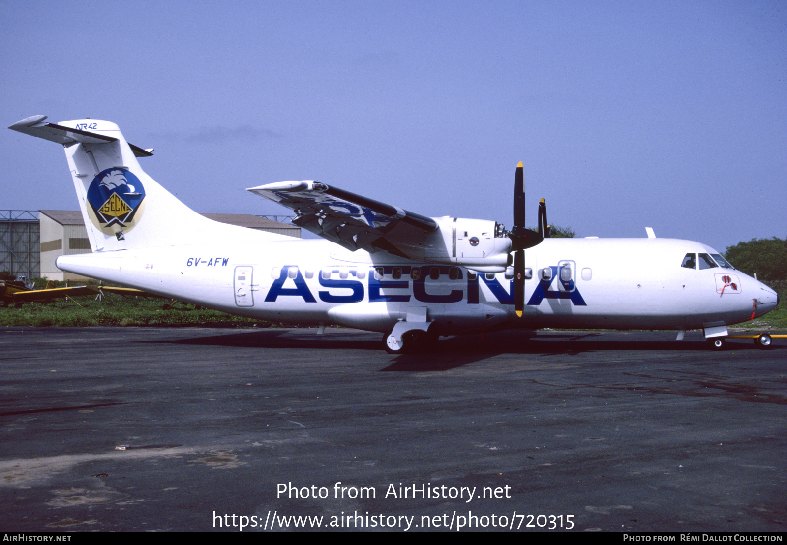 Aircraft Photo of 6V-AFW | ATR ATR-42-300 | ASECNA - Agence pour la Sécurité de la Navigation Aérienne | AirHistory.net #720315