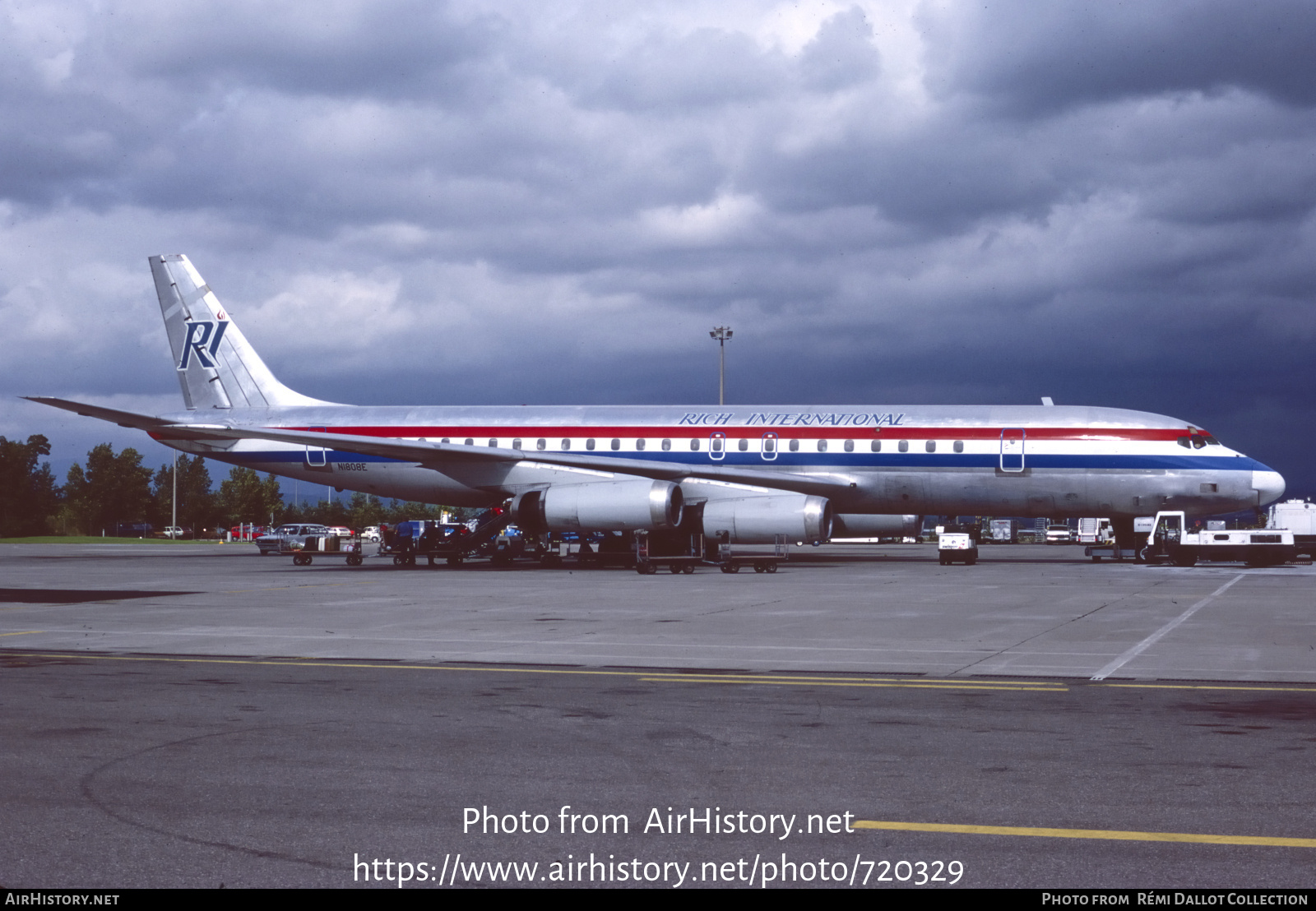 Aircraft Photo of N1808E | McDonnell Douglas DC-8-62 | Rich International Airways | AirHistory.net #720329