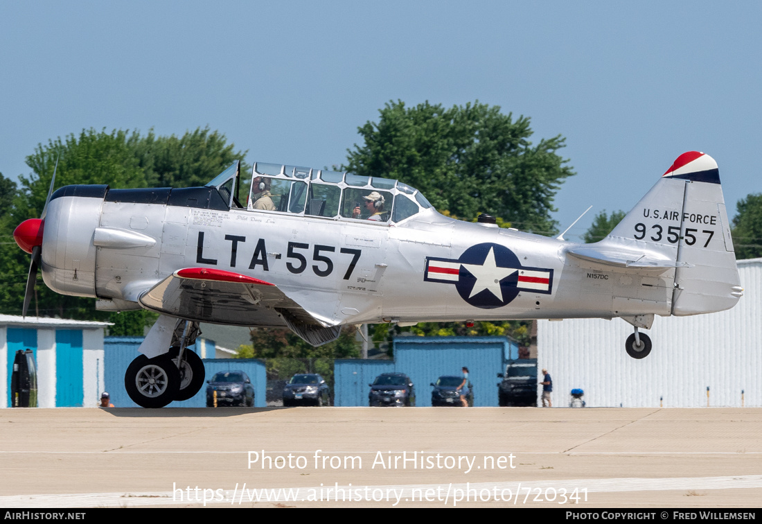 Aircraft Photo of N157DC / 93557 | North American T-6G Texan | USA - Air Force | AirHistory.net #720341