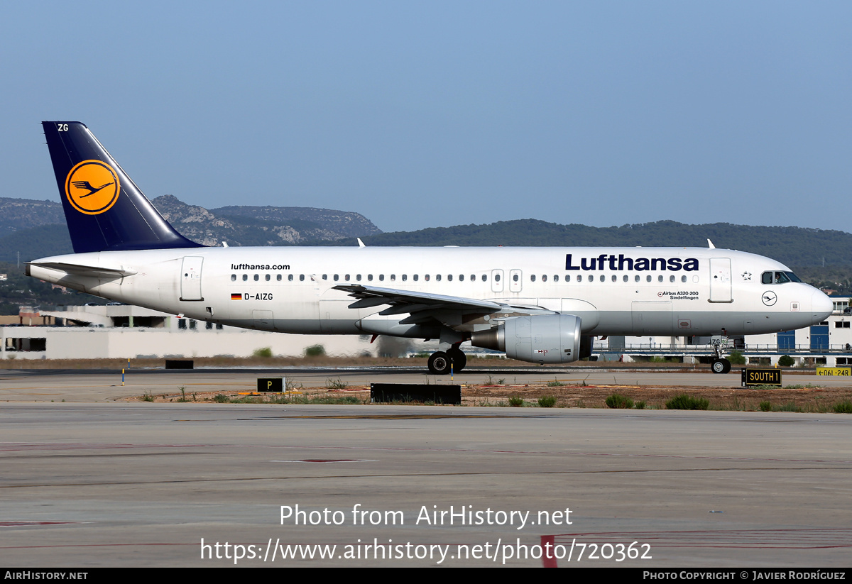 Aircraft Photo of D-AIZG | Airbus A320-214 | Lufthansa | AirHistory.net #720362