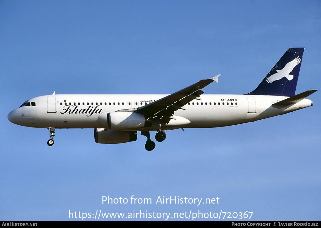 Aircraft Photo of EI-TLR | Airbus A320-231 | Khalifa Airways | AirHistory.net #720367