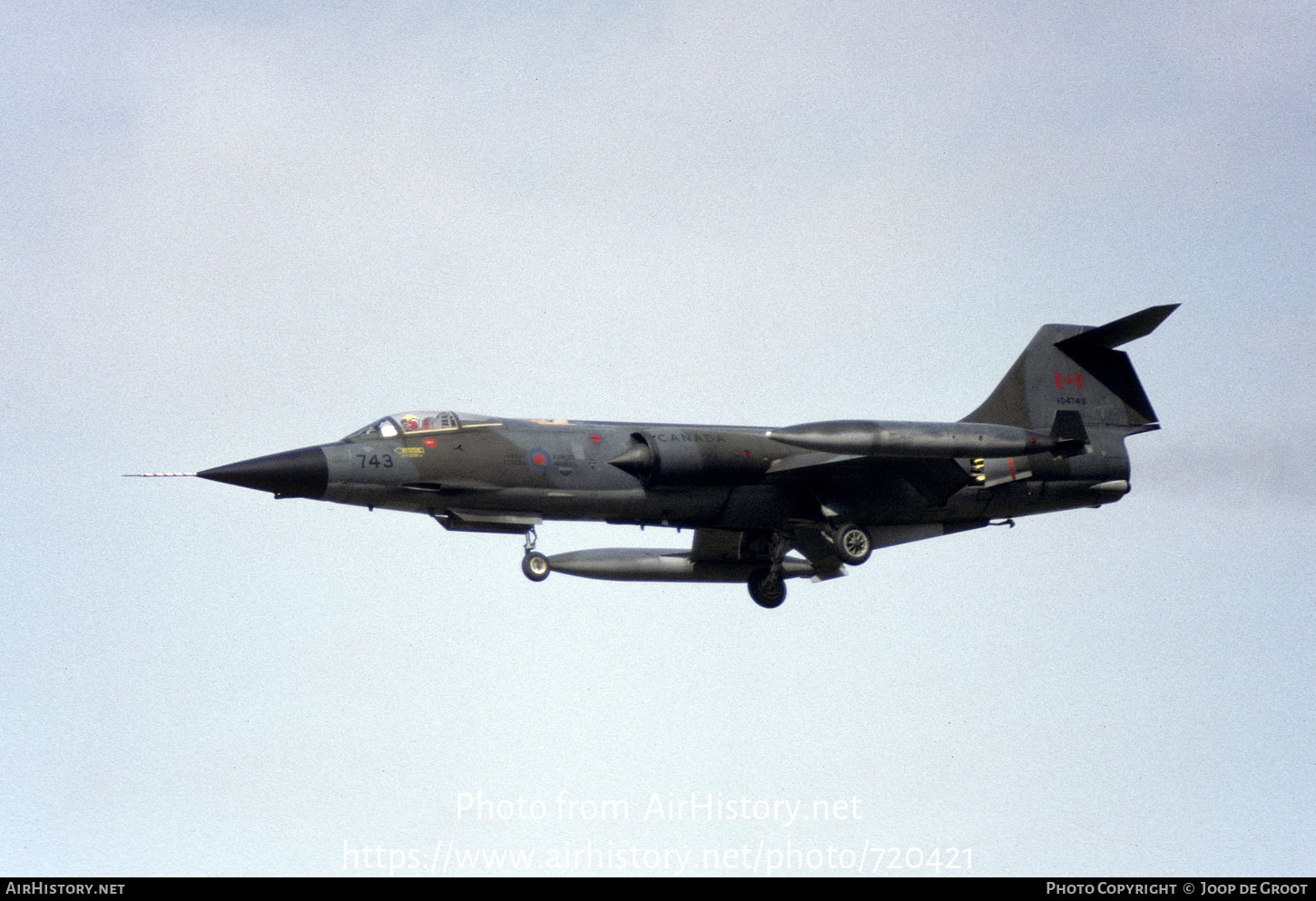 Aircraft Photo of 104743 | Lockheed CF-104 Starfighter | Canada - Air Force | AirHistory.net #720421