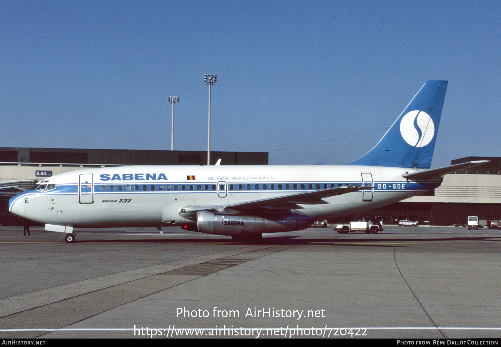 Aircraft Photo of OO-SDE | Boeing 737-229/Adv | Sabena | AirHistory.net #720422