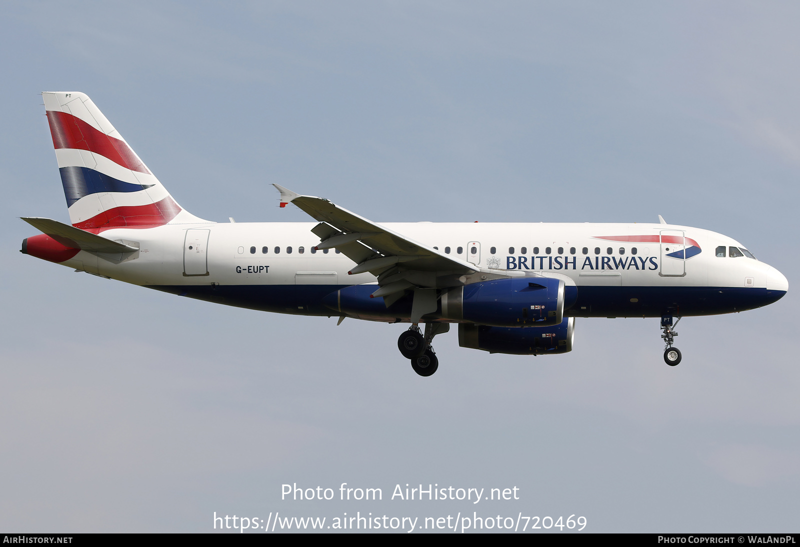 Aircraft Photo of G-EUPT | Airbus A319-131 | British Airways | AirHistory.net #720469