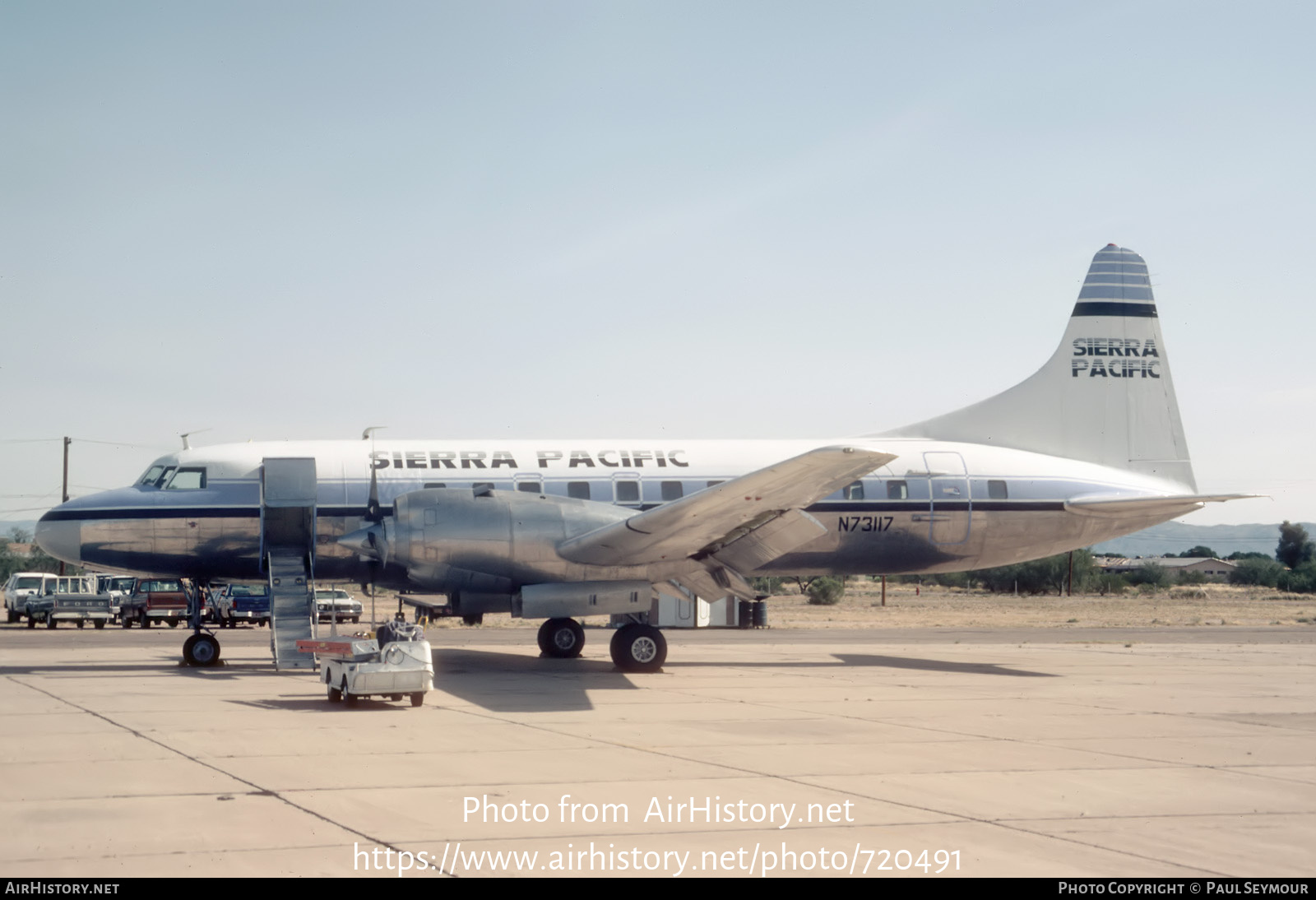 Aircraft Photo of N73117 | Convair 580 | Sierra Pacific Airlines | AirHistory.net #720491