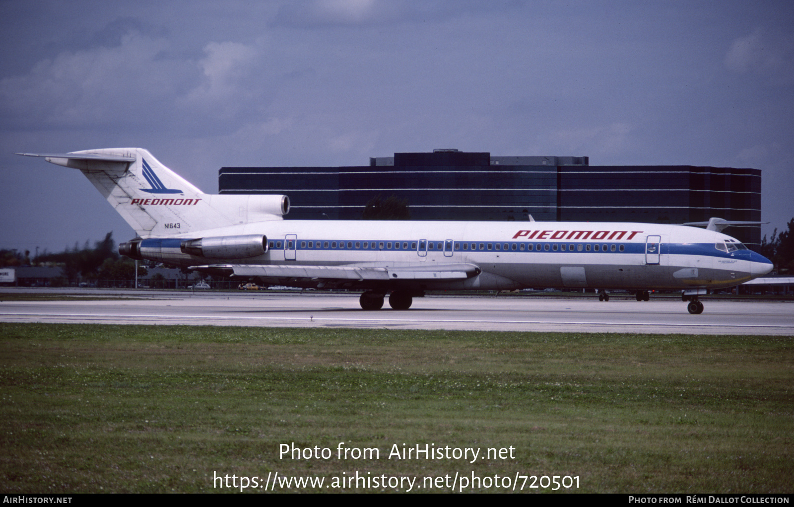 Aircraft Photo of N1643 | Boeing 727-295 | Piedmont Airlines | AirHistory.net #720501