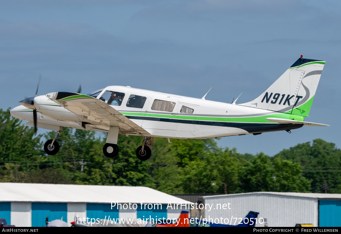 Aircraft Photo of N91KT | Piper PA-34-200T Seneca II | AirHistory.net #720510