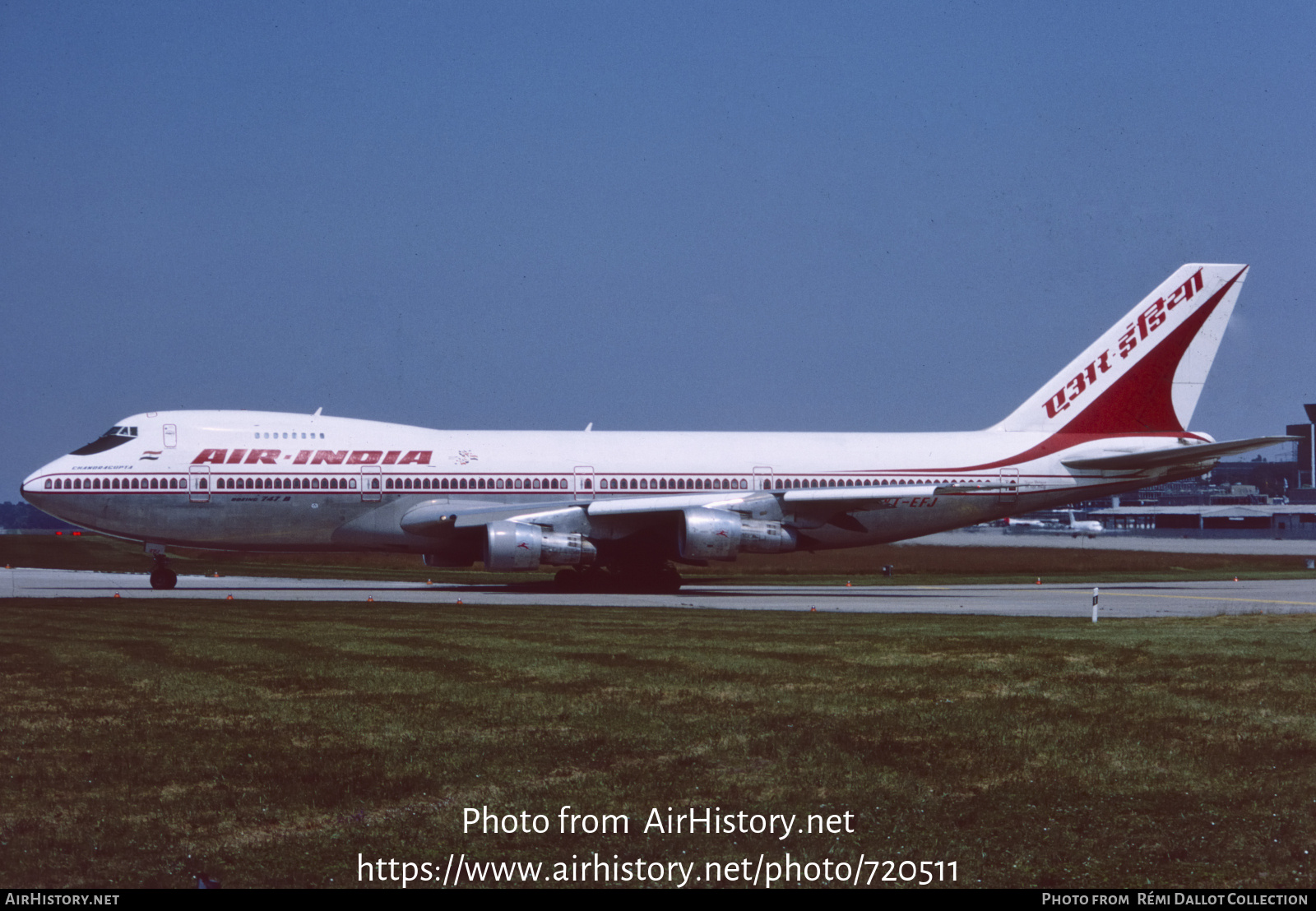 Aircraft Photo of VT-EFJ | Boeing 747-237B | Air India | AirHistory.net #720511