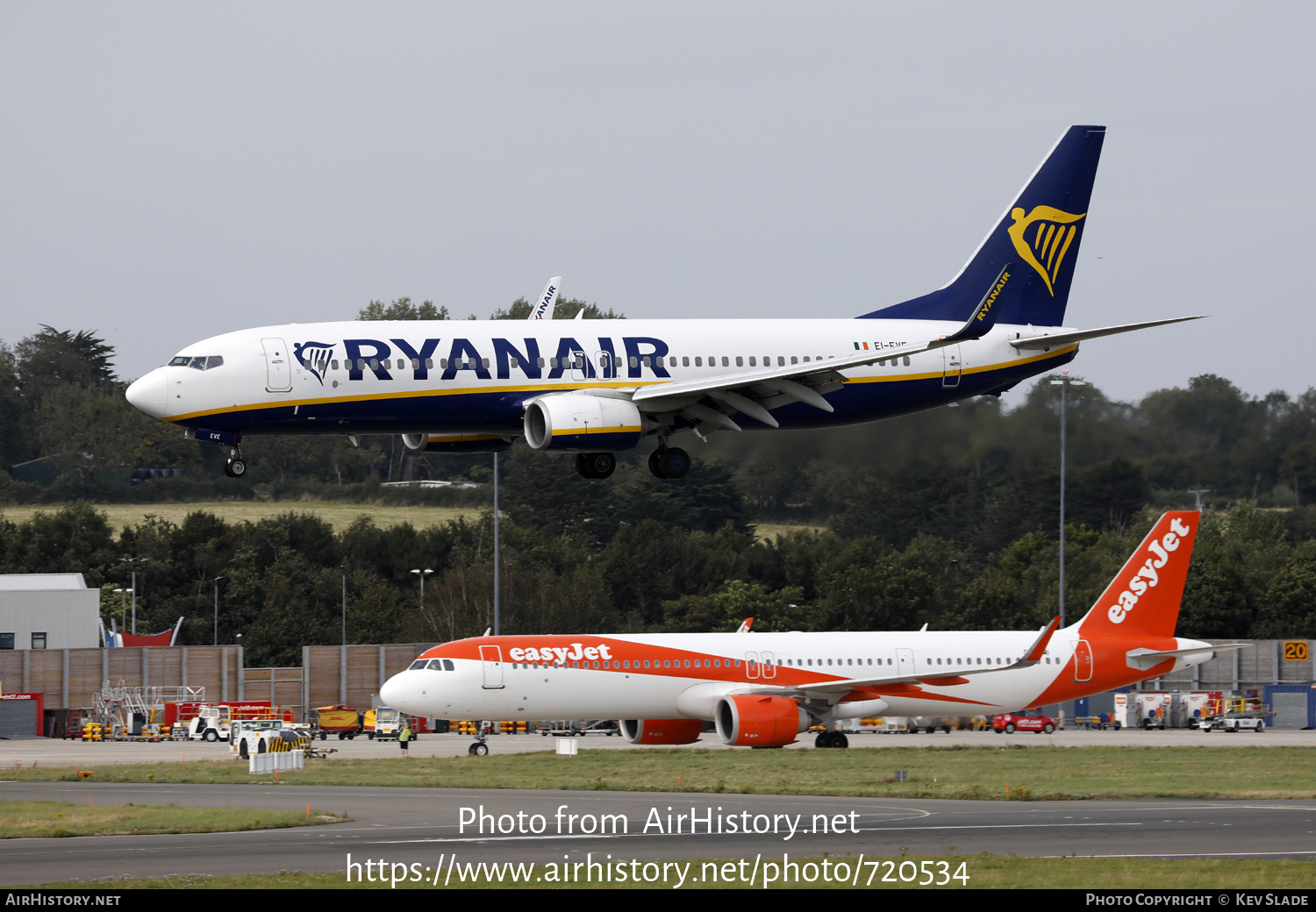 Aircraft Photo of EI-EVE | Boeing 737-8AS | Ryanair | AirHistory.net #720534