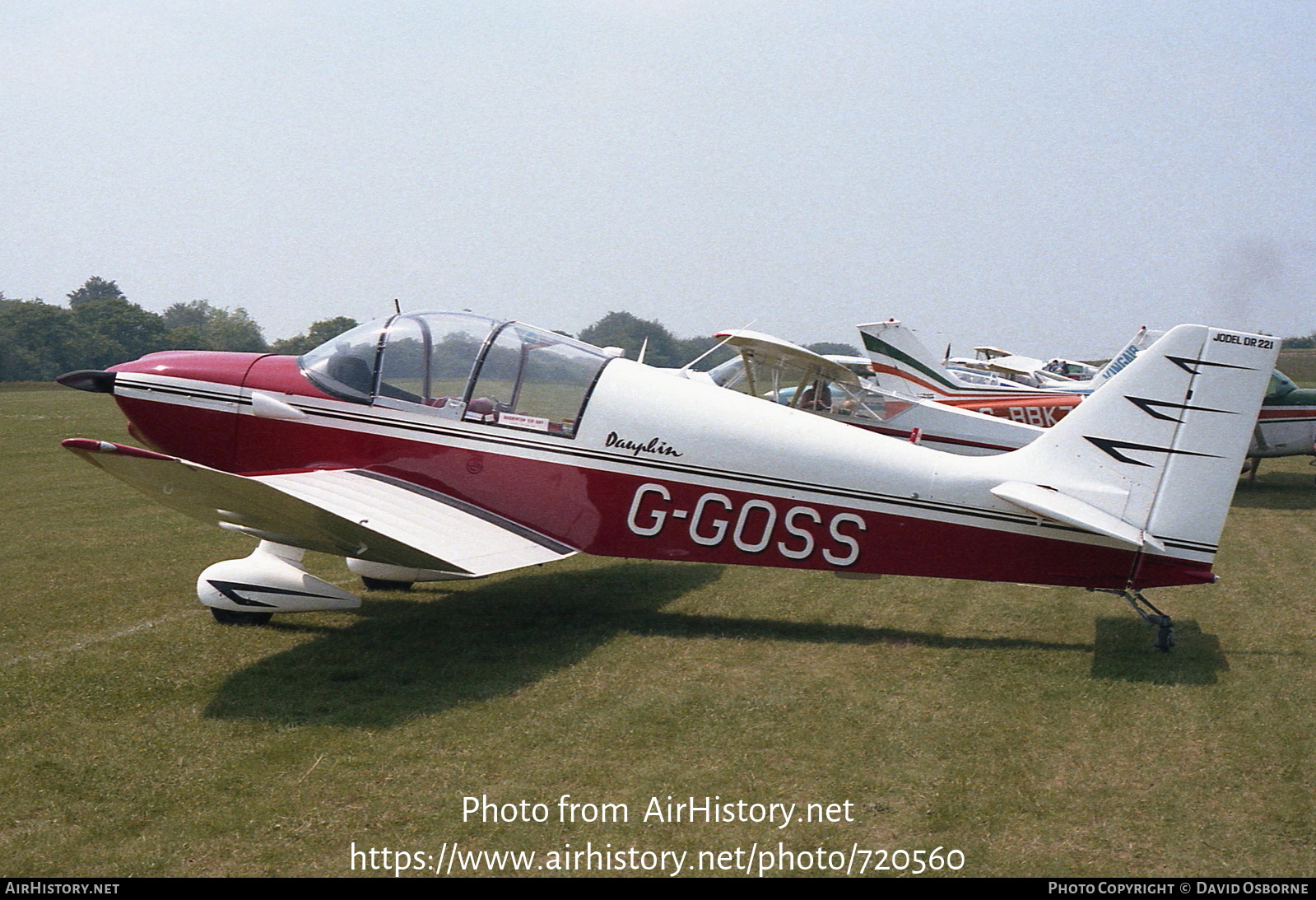 Aircraft Photo of G-GOSS | CEA Jodel DR221 Dauphin | AirHistory.net #720560