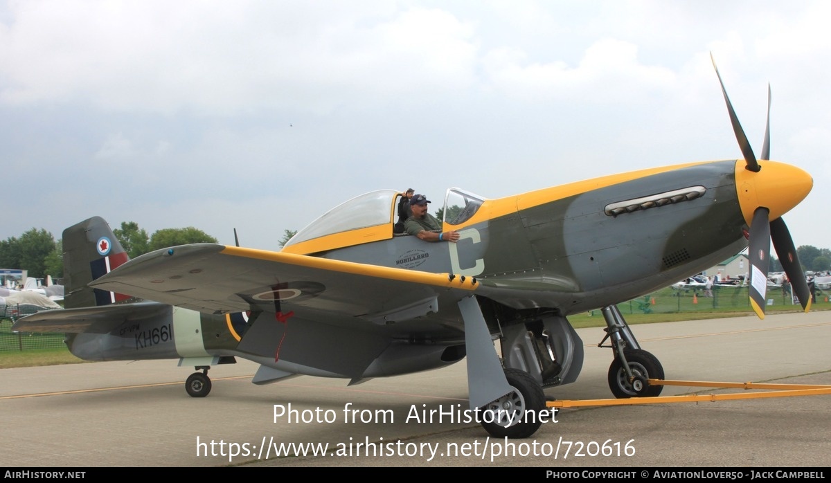 Aircraft Photo of CF-VPM / KH661 | North American P-51D Mustang | Canada - Air Force | AirHistory.net #720616