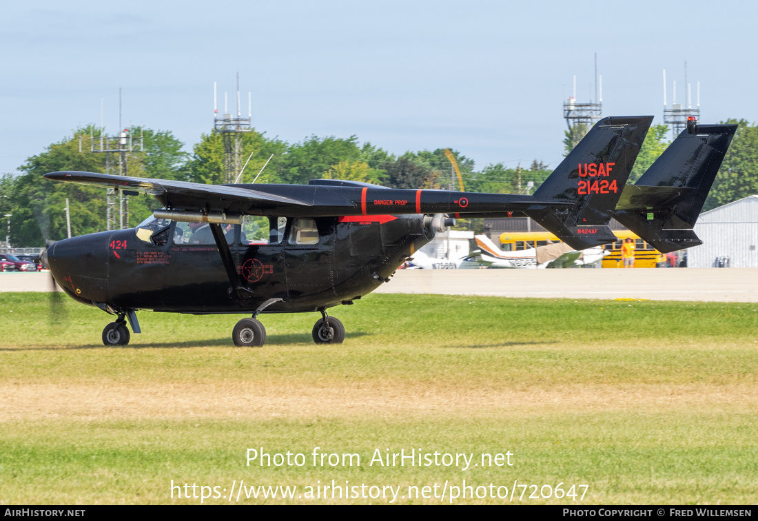 Aircraft Photo of N424AF / 21424 | Cessna O-2A Super Skymaster | USA - Air Force | AirHistory.net #720647